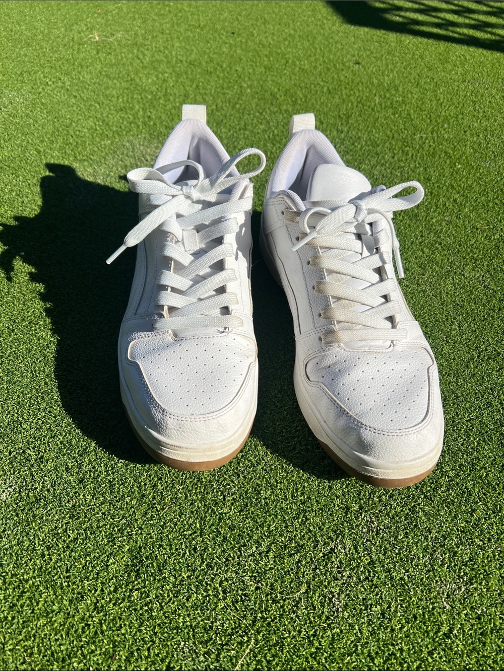 Puma White Low-Top Men's Sneakers